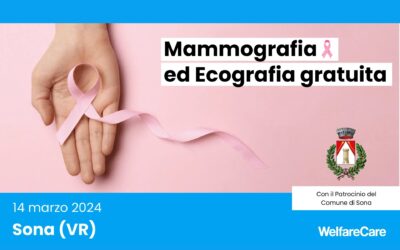 Mammografie ed ecografie gratuite a Sona