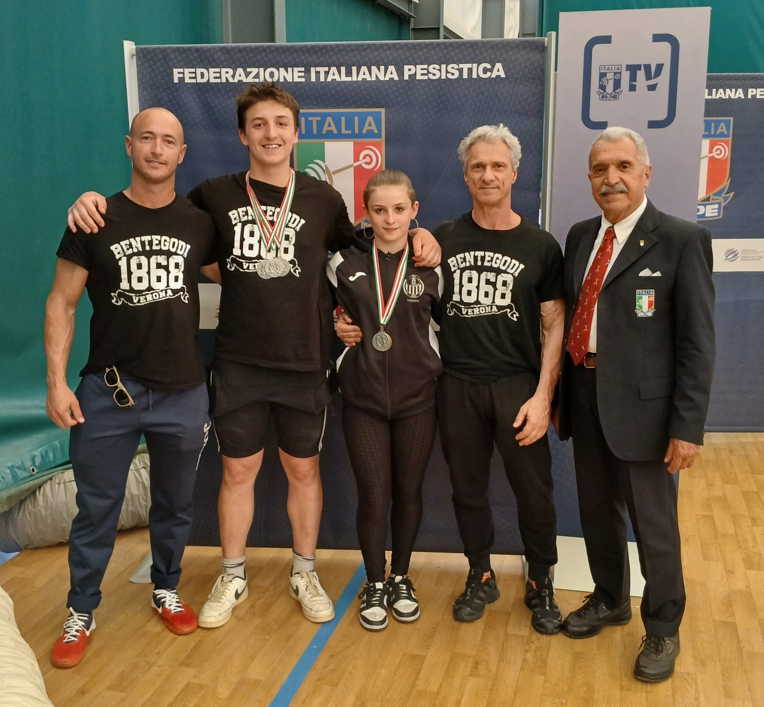 Fondazione Bentegodi, dai giovani pesisti veronesi 5 medaglia dai Campionati italiani U17